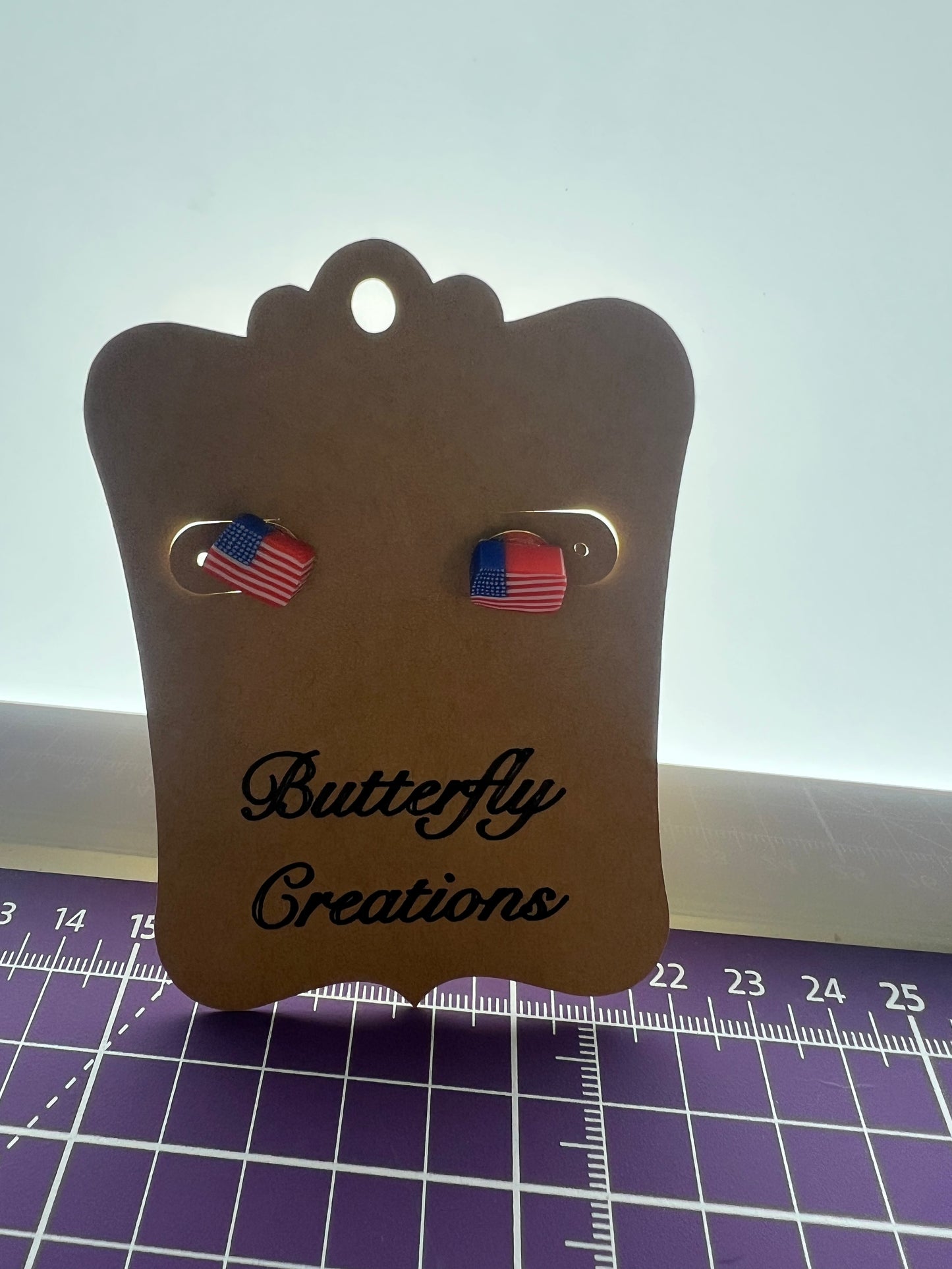 Patriotic earrings 