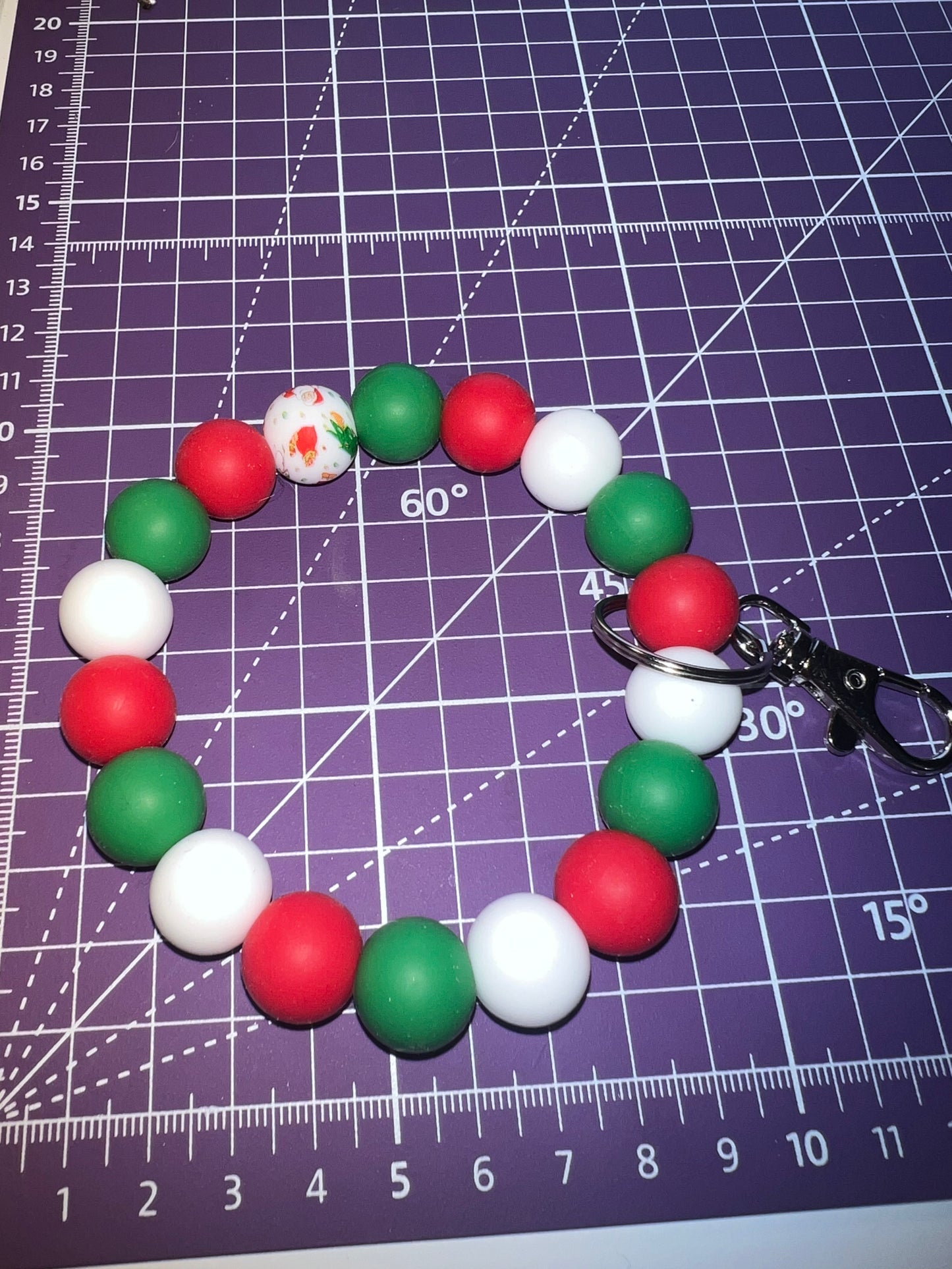 Silicone Christmas Wristlet