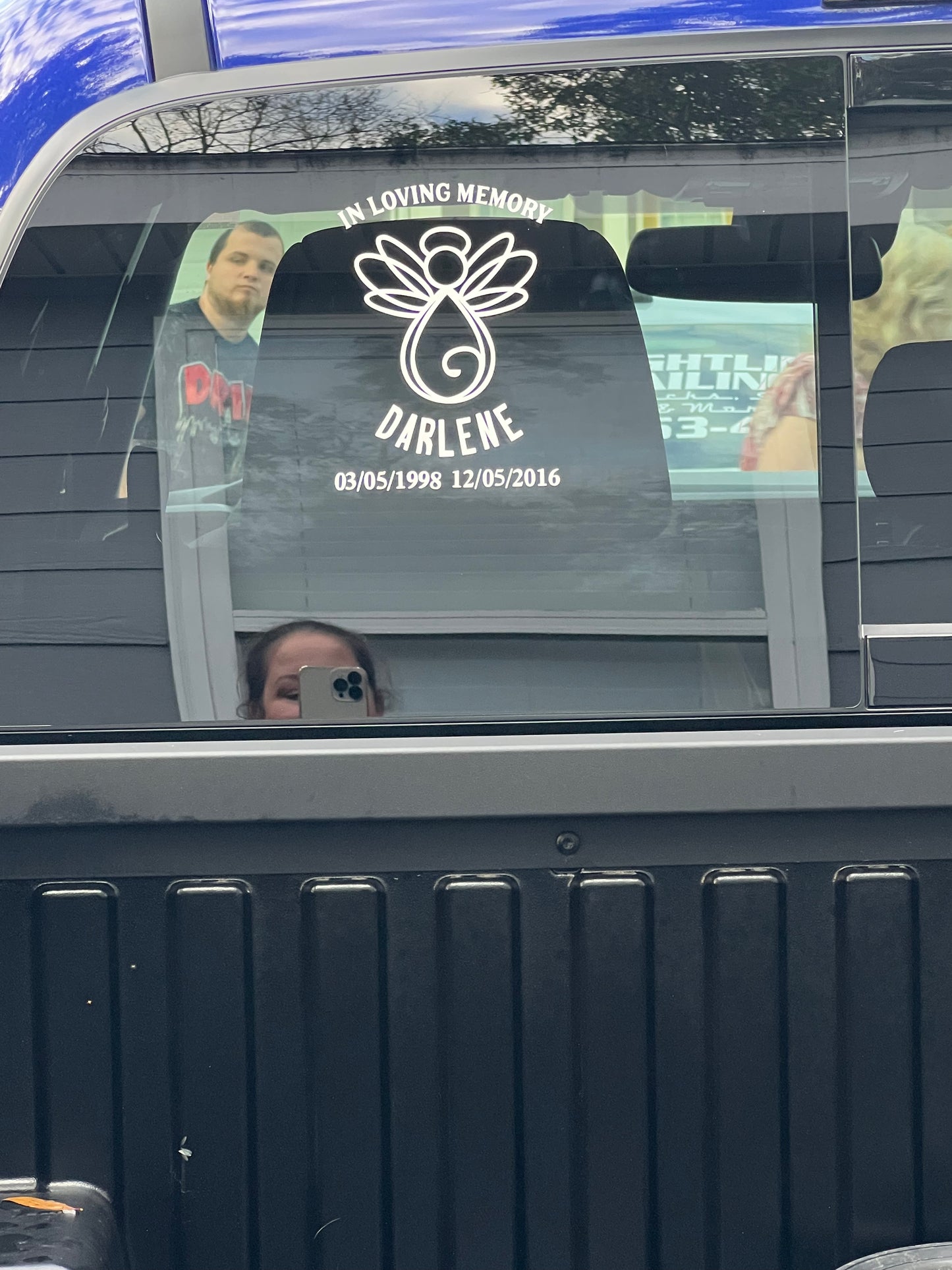 Memorial Angel Decal