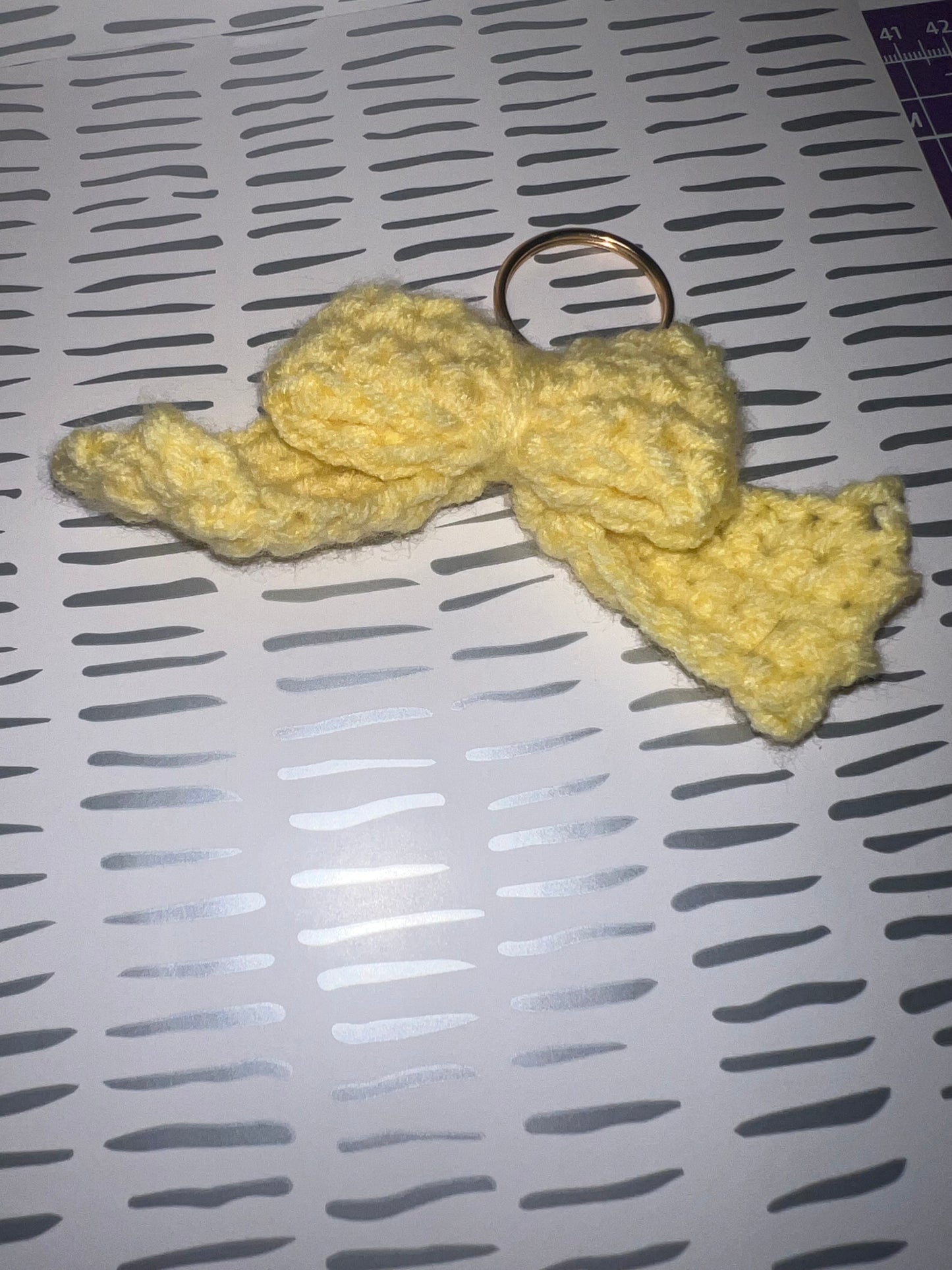 Crochet Bow Keychain More Colors