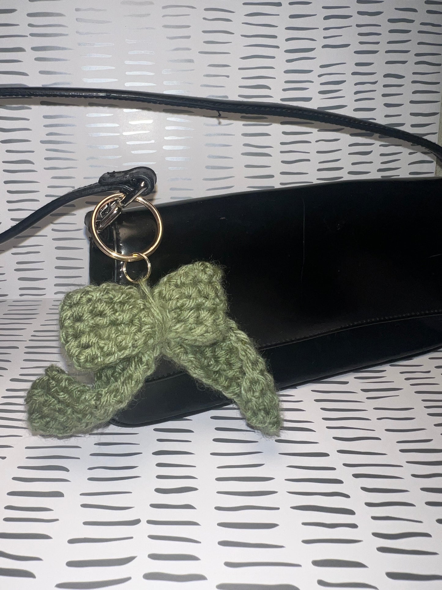 Crochet Bow Keychain More Colors