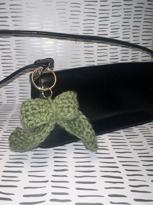 Crochet Bow Keychain More Colors