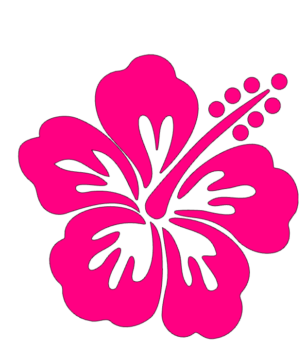 hibiscus flower decals