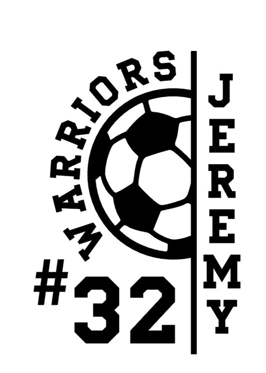 Custom Soccer Decal