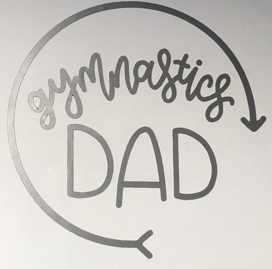 Gymnastics Dad decal